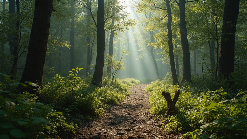 Reading Deer Trails to Find Water in Hardwood Forests